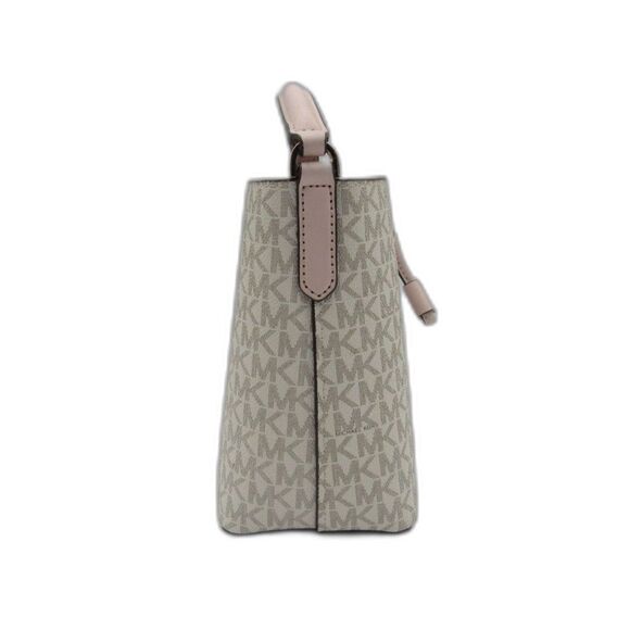 Michael Kors Suri Small Pink and Cream Logo Crossbody Bag - Picture 4 of 7